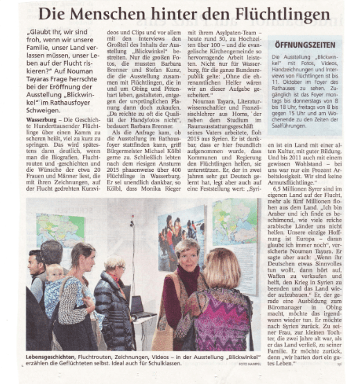 Ausstellung Eröffnung