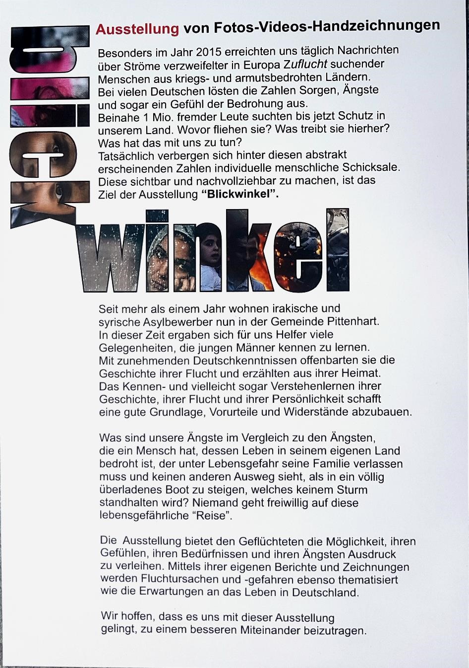 Ausstellung Wasserburg Text