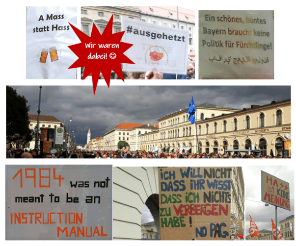 Demo ausgehetzt Bilder