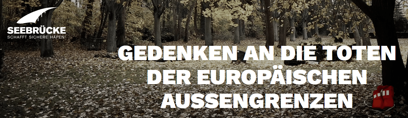 Seebrücke mahnwache nov 2018