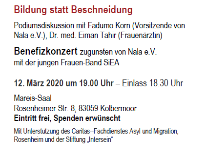 Ausstellung Frauen Konzert